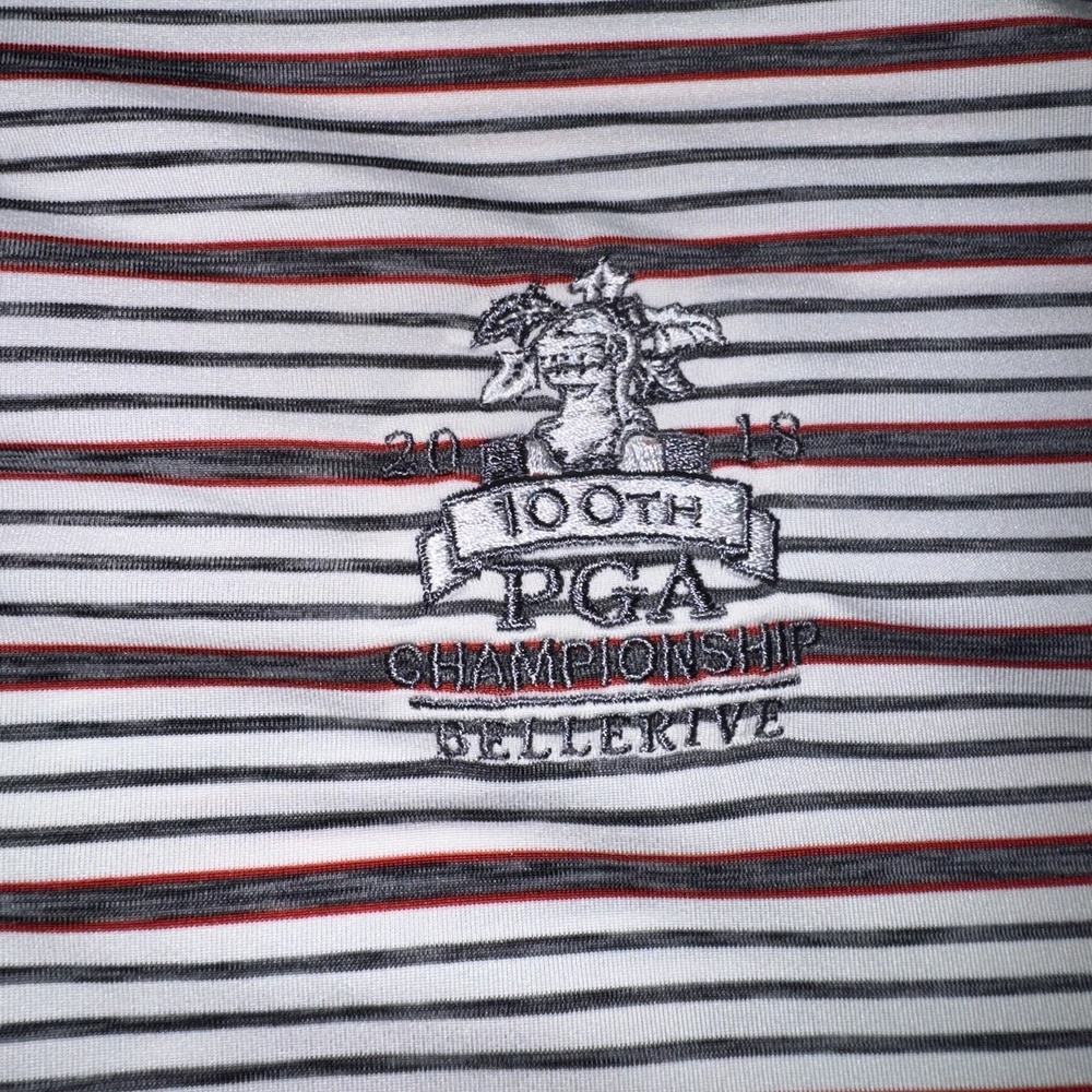 Men's Large FootJoy Striped Performance Polo 100th PGA Championship Bellerive - Picture 2 of 5